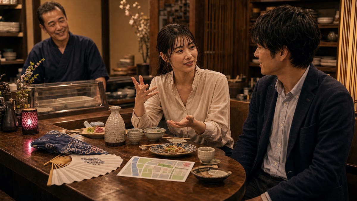 深川の話で一気に距離が縮むの要点を表す画像