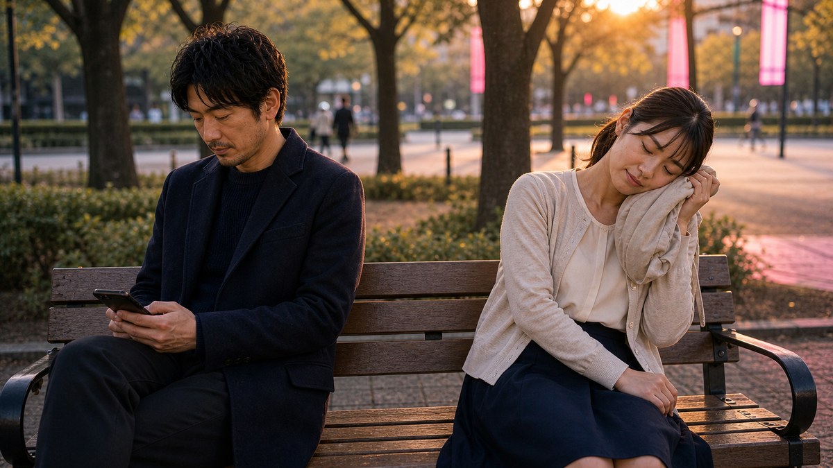 解散の前に、ベンチで15分だけ寝たの要点を表す画像