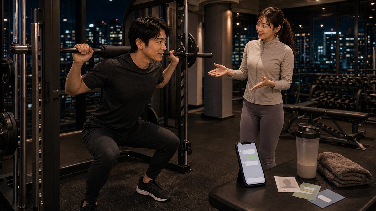 その後と、トレーナーと飲むということの要点を表す画像