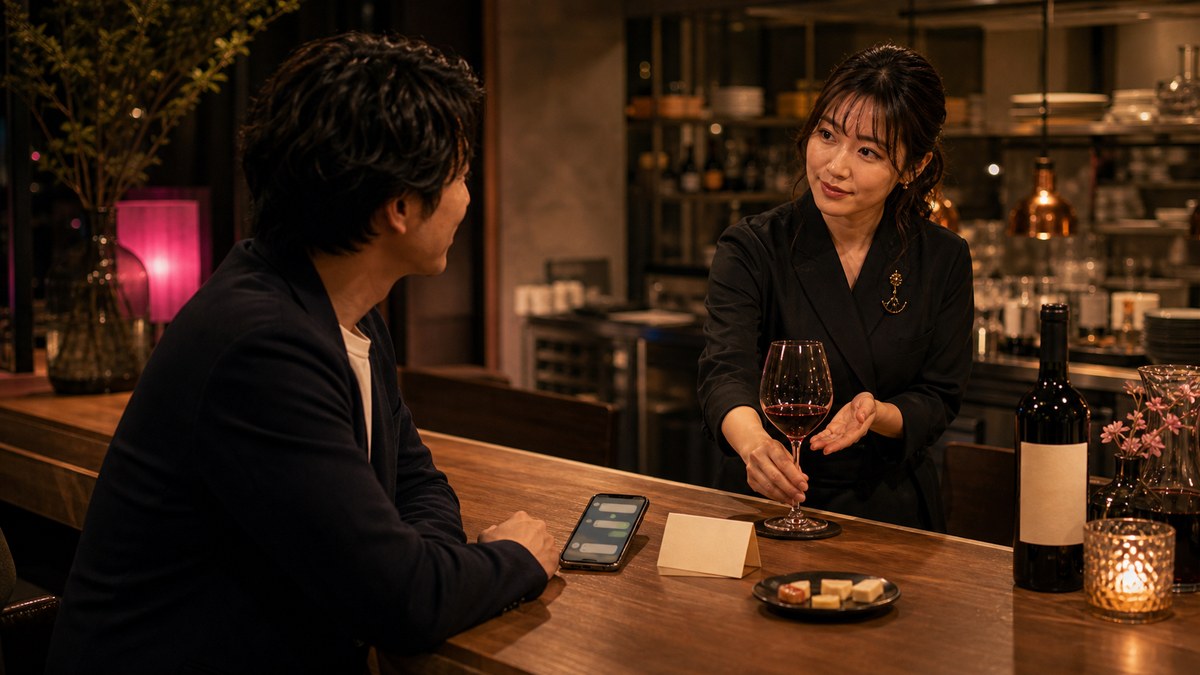 その後。「店、来てよ」が、社交辞令じゃなかったの要点を表す画像