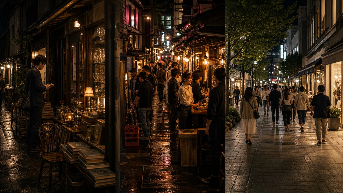 西荻のゾーン差を整理しとく(声かけ向きの度合い)の要点を表す画像