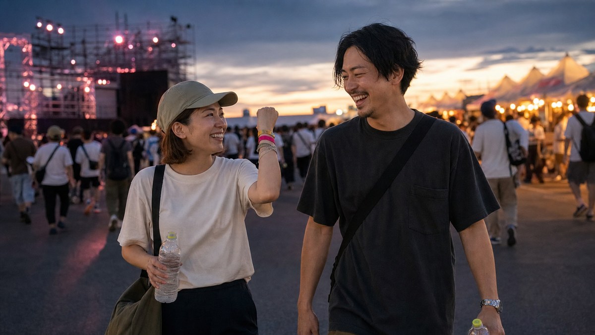 その後のルカと、リストバンドの話の要点を表す画像