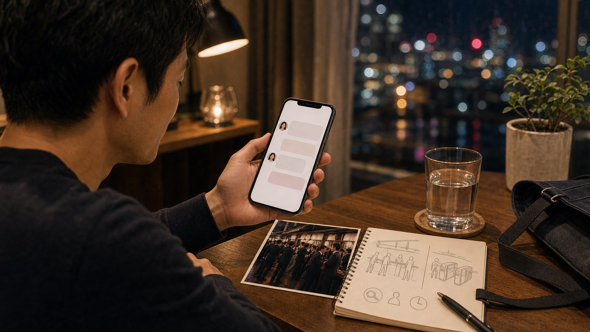その後のLINEと、新橋ストナンの総評の要点を表す画像