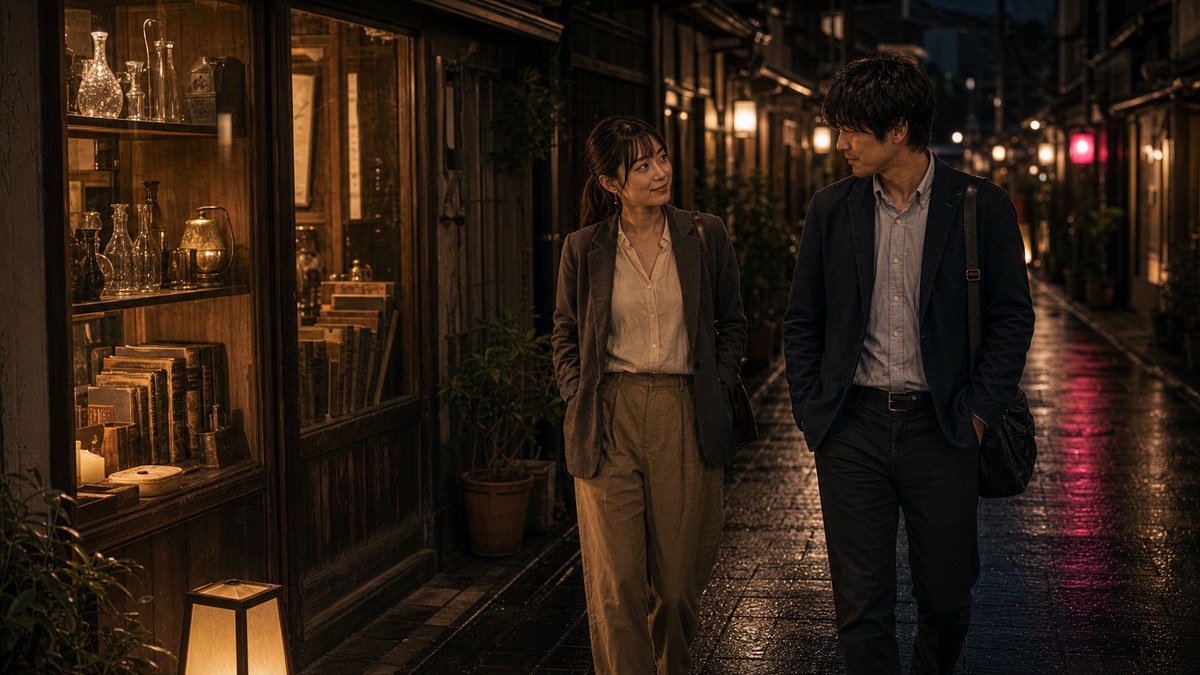 古本の店の、いい雰囲気からの要点を表す画像
