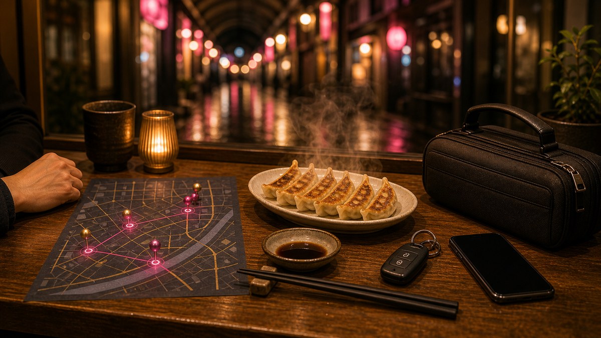 宇都宮ナンパFAQ｜餃子の街に行く前によくある質問3つの要点を表す画像