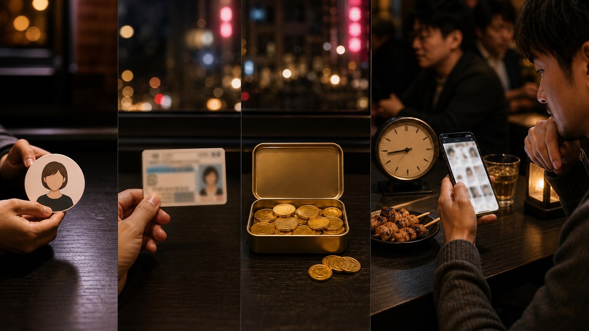 プロフィール・年齢確認・無料ポイント・掲示板を並べたイククル登録手順