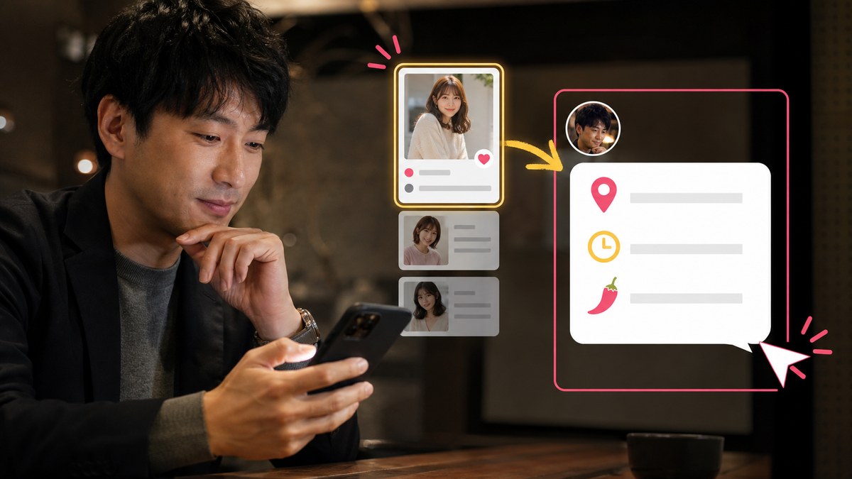 自分の投稿を待つより、新しい募集へ具体的な一通を返す手元