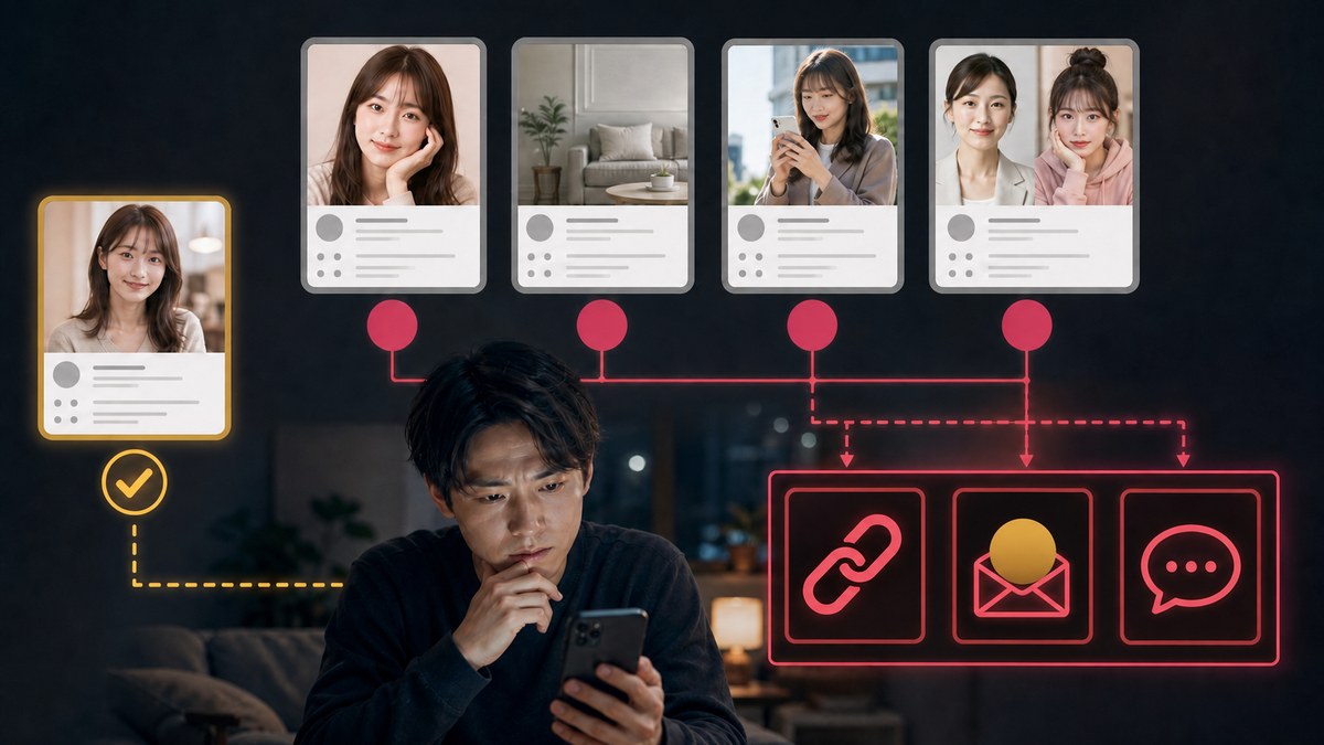 プロフィールの4つの違和感と外部誘導・金銭話・営業文をまとめて見抜く判断