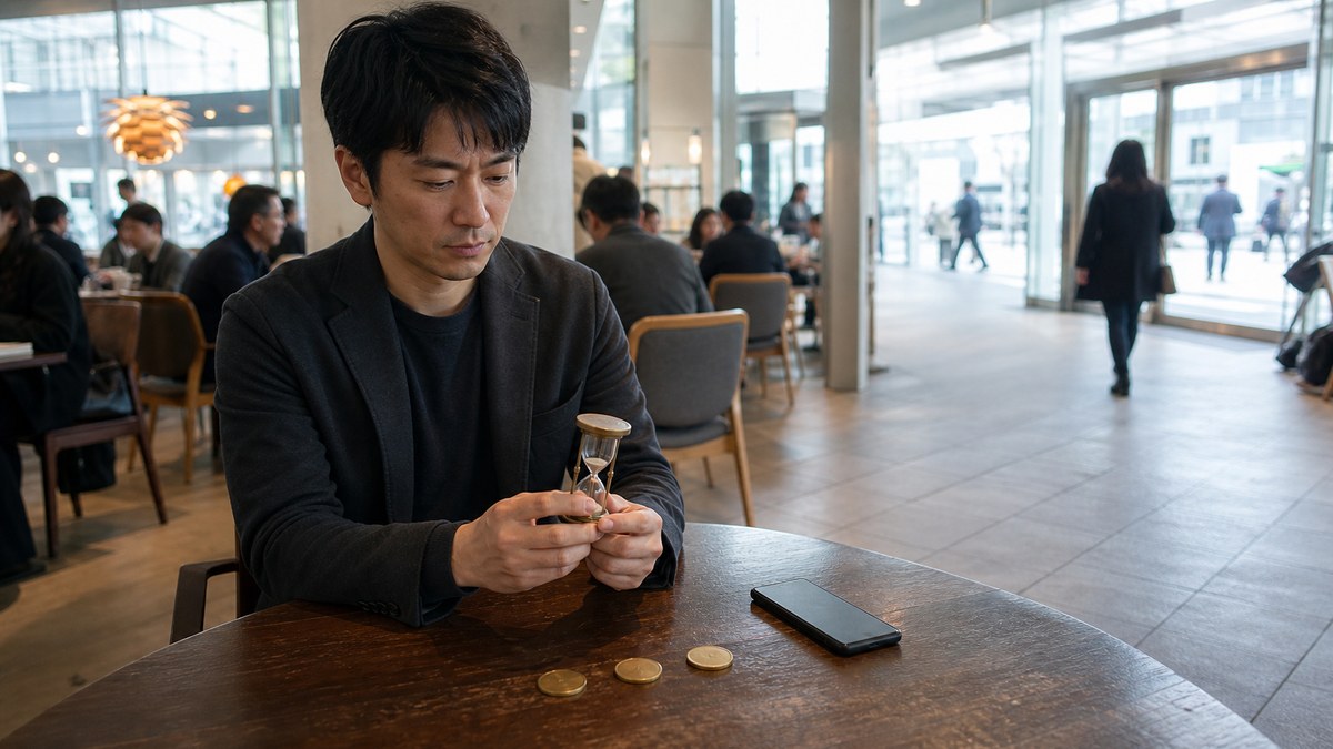 会う前に決めてあること。店と時間と、自分の中の線の要点を表す画像