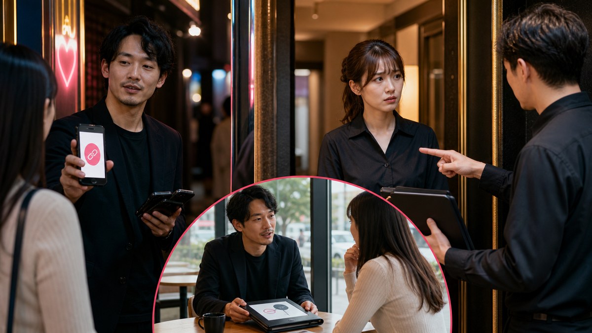 大手にも外から入り込み、誘導や勧誘を行う業者と通報で対処する運営