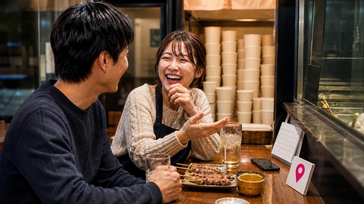 返信は遅くても日程を一往復で決め、焼き鳥屋で発注ミスを笑う29歳ミノリ