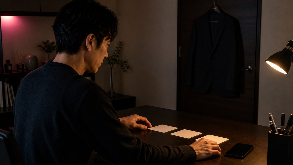 降りる基準は、会う前の自分に決めさせてるの要点を表す画像