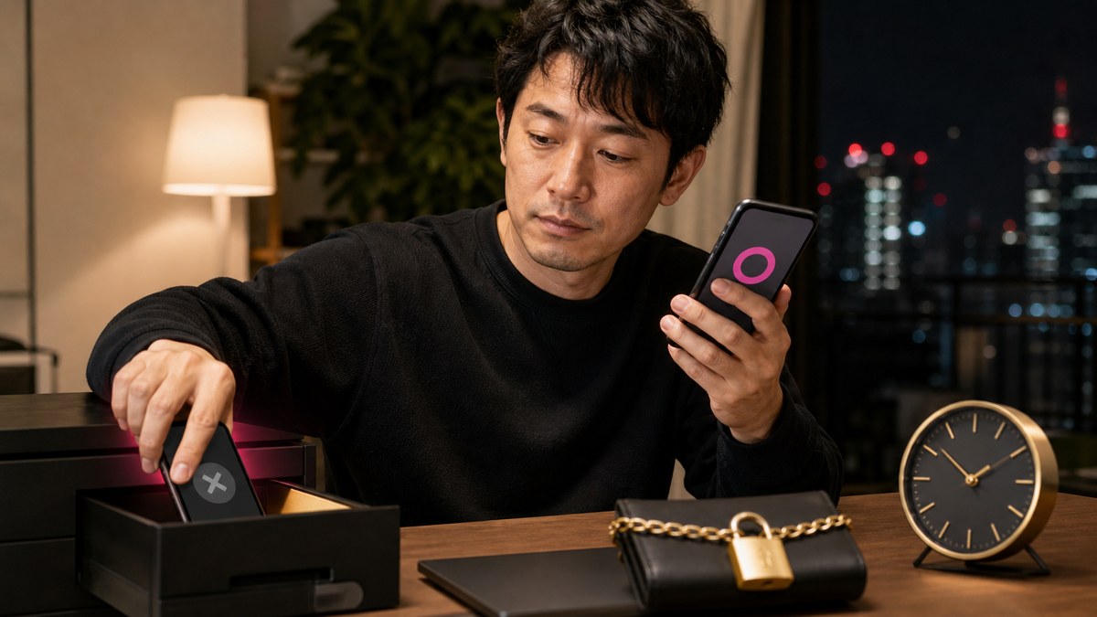 2社へ同時課金せず、生活リズムに合う一方だけを使う男性