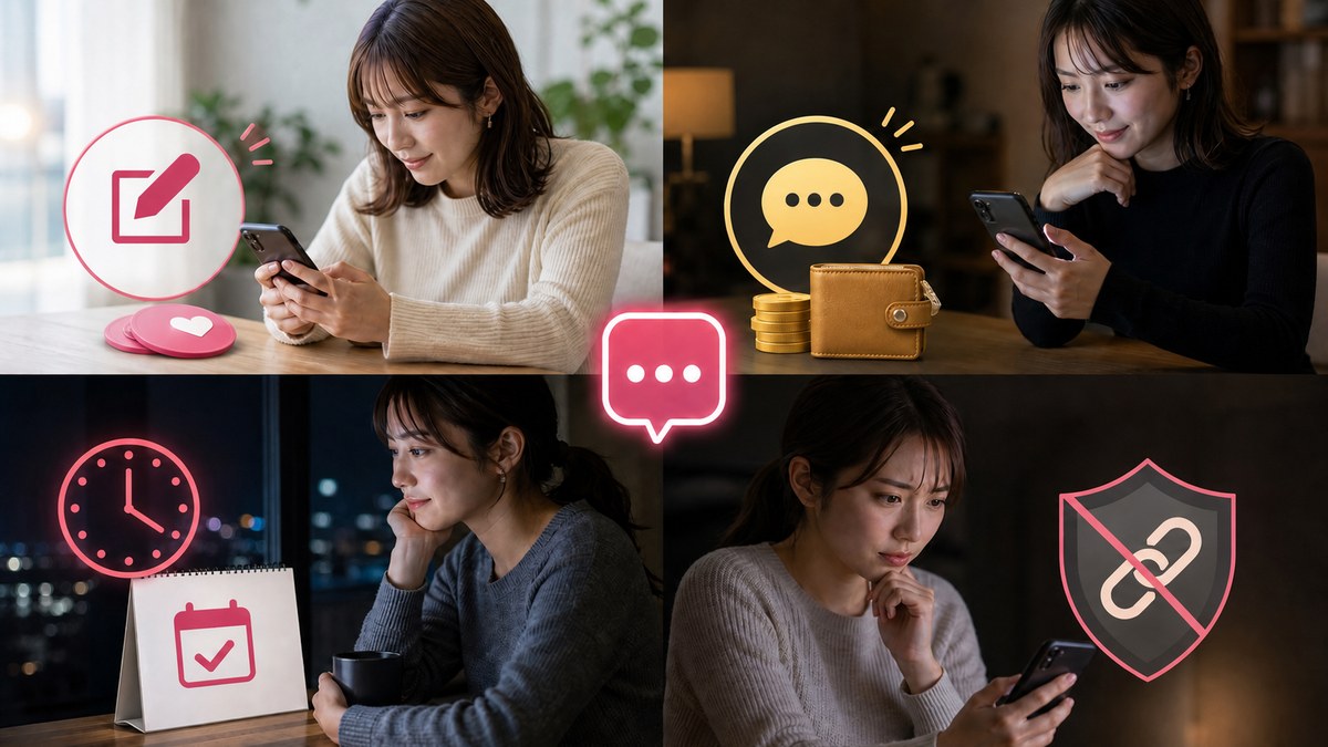 投稿料金・深夜の使い方・業者対策を整理するワクワクメール掲示板FAQ