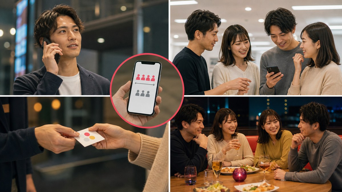 予約・年齢層・連絡先交換・延長判断を整理する初めての相席屋FAQ