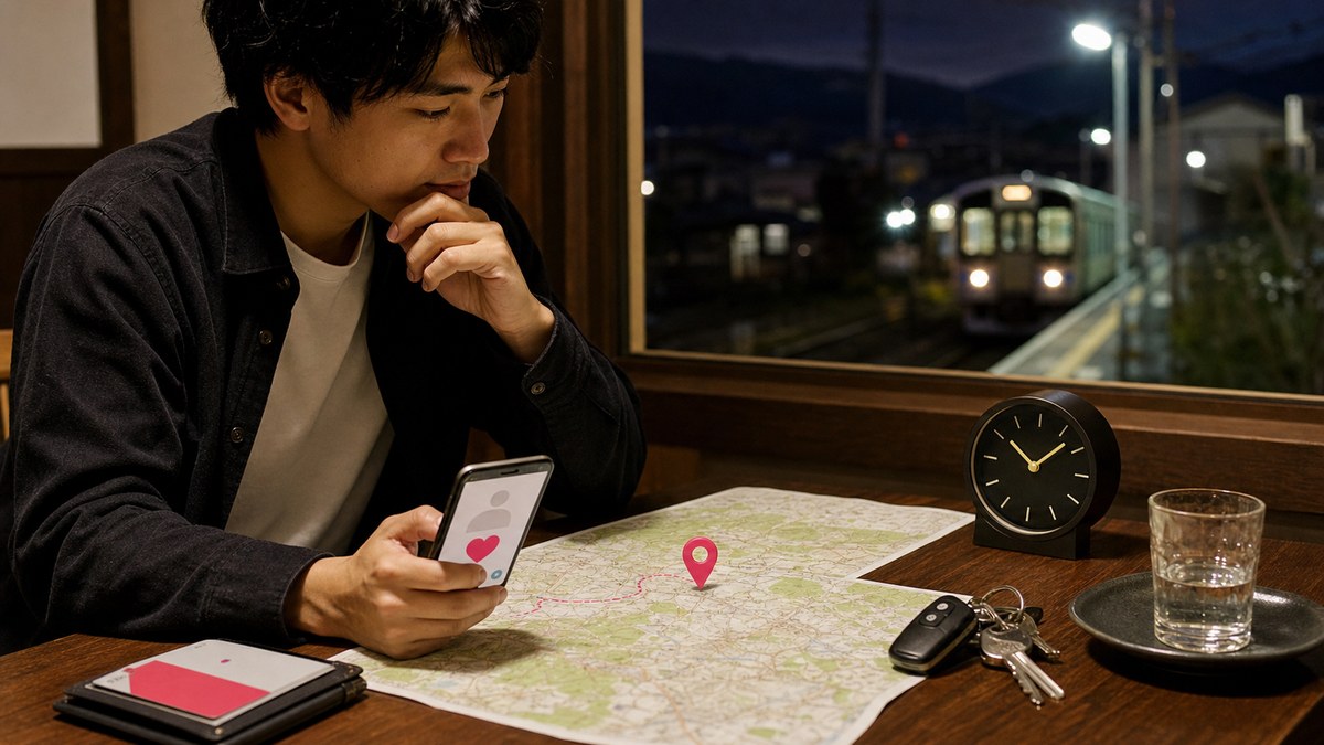 地方で会える条件・車・終電・移動費を整理する出会い系FAQ