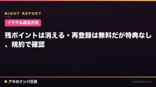 【イククル退会方法】残ポイントは消える・再登録は無料だが特典なし、規約で確認